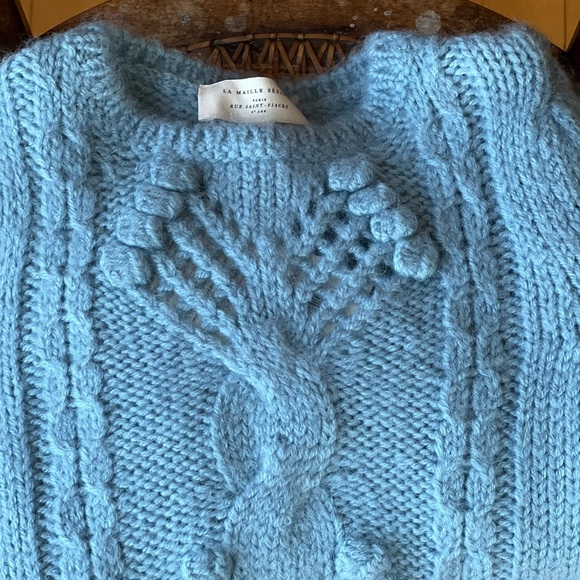 Sezane Guilia Sweater - light blue - Picture 2 of 9